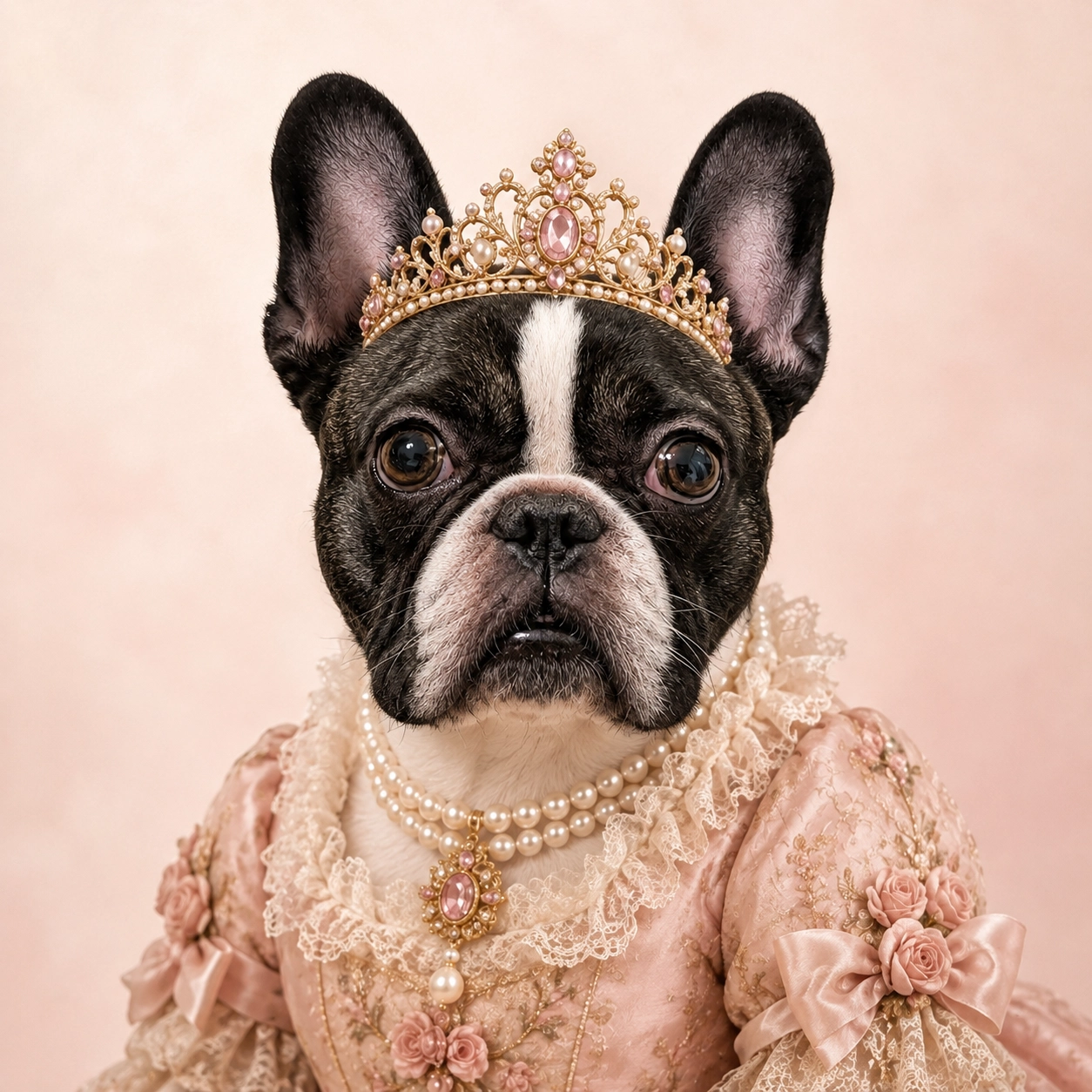 Penny as a crowned regal portrait