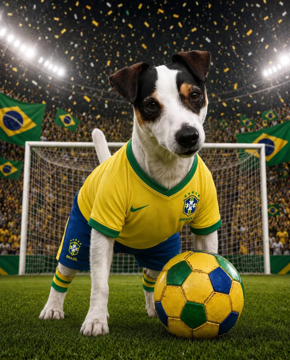 Brazil Footballer after