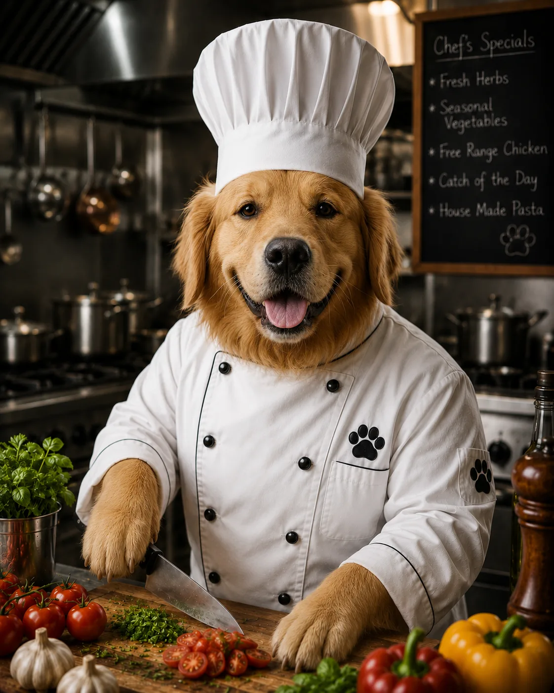 Master Paw Chef before