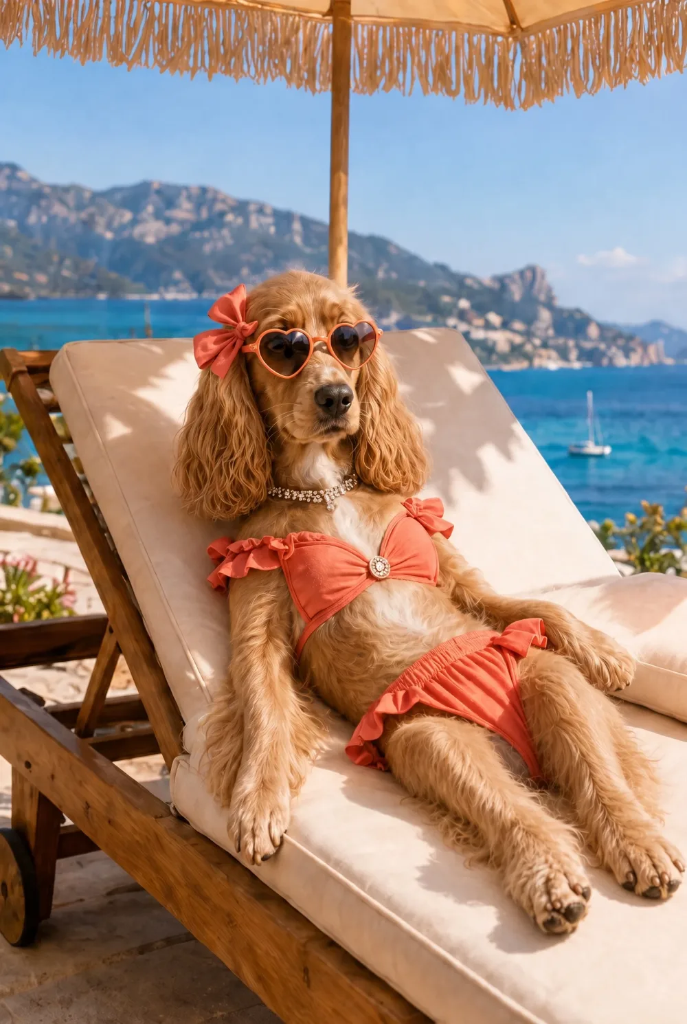 Paws in Paradise after