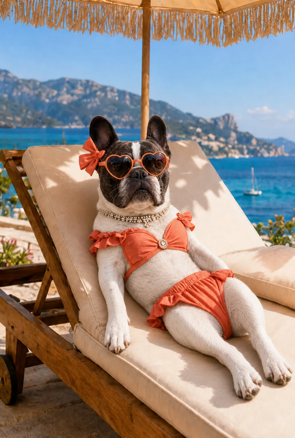 Paws in Paradise before