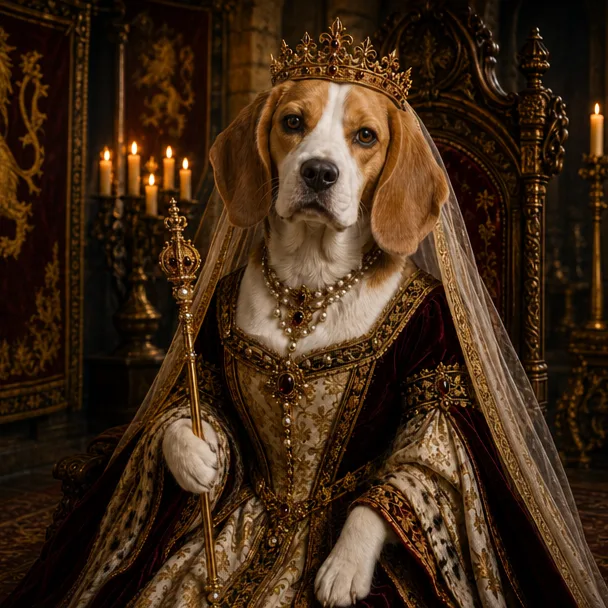 The Medieval Paw Queen