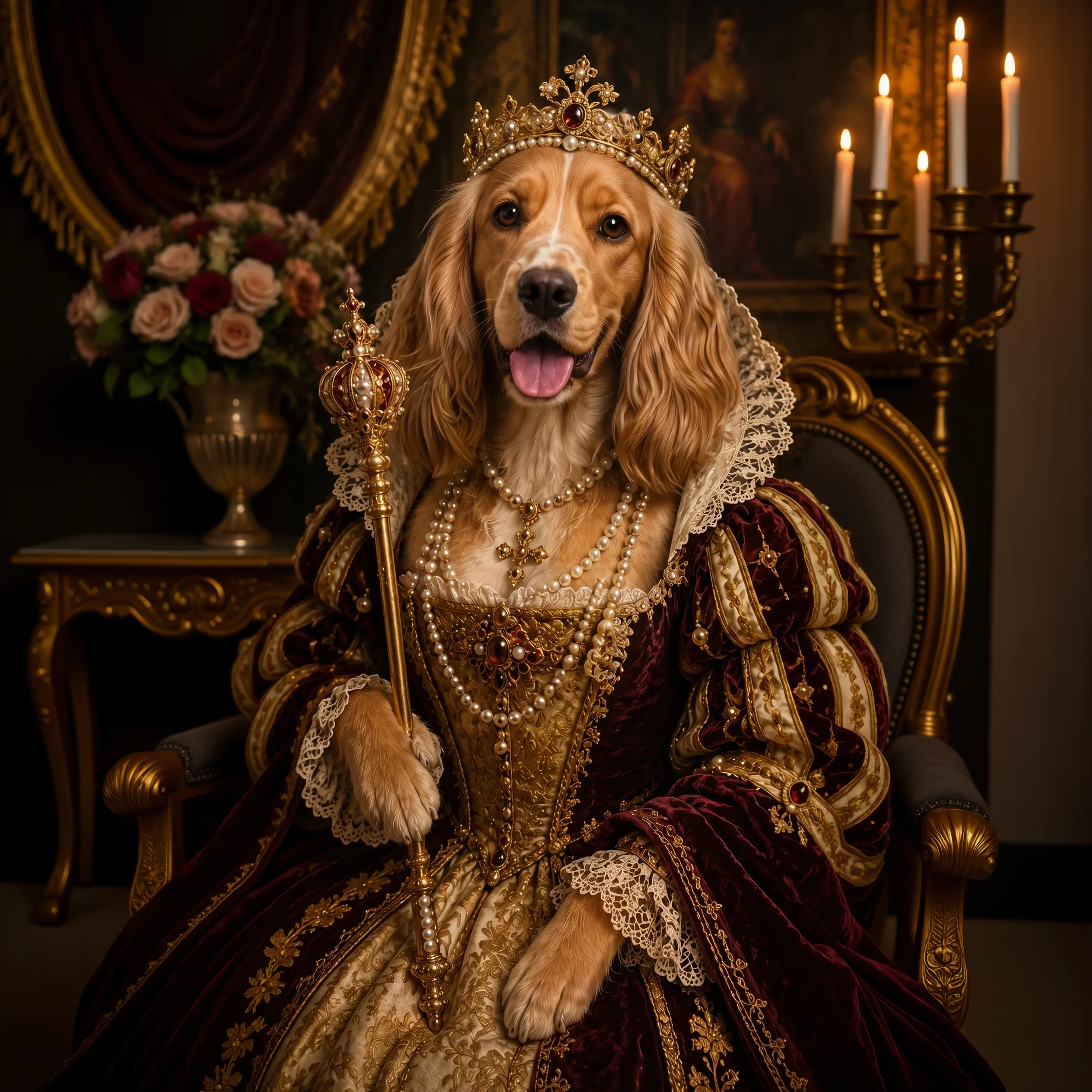 The Renaissance Paw Queen
