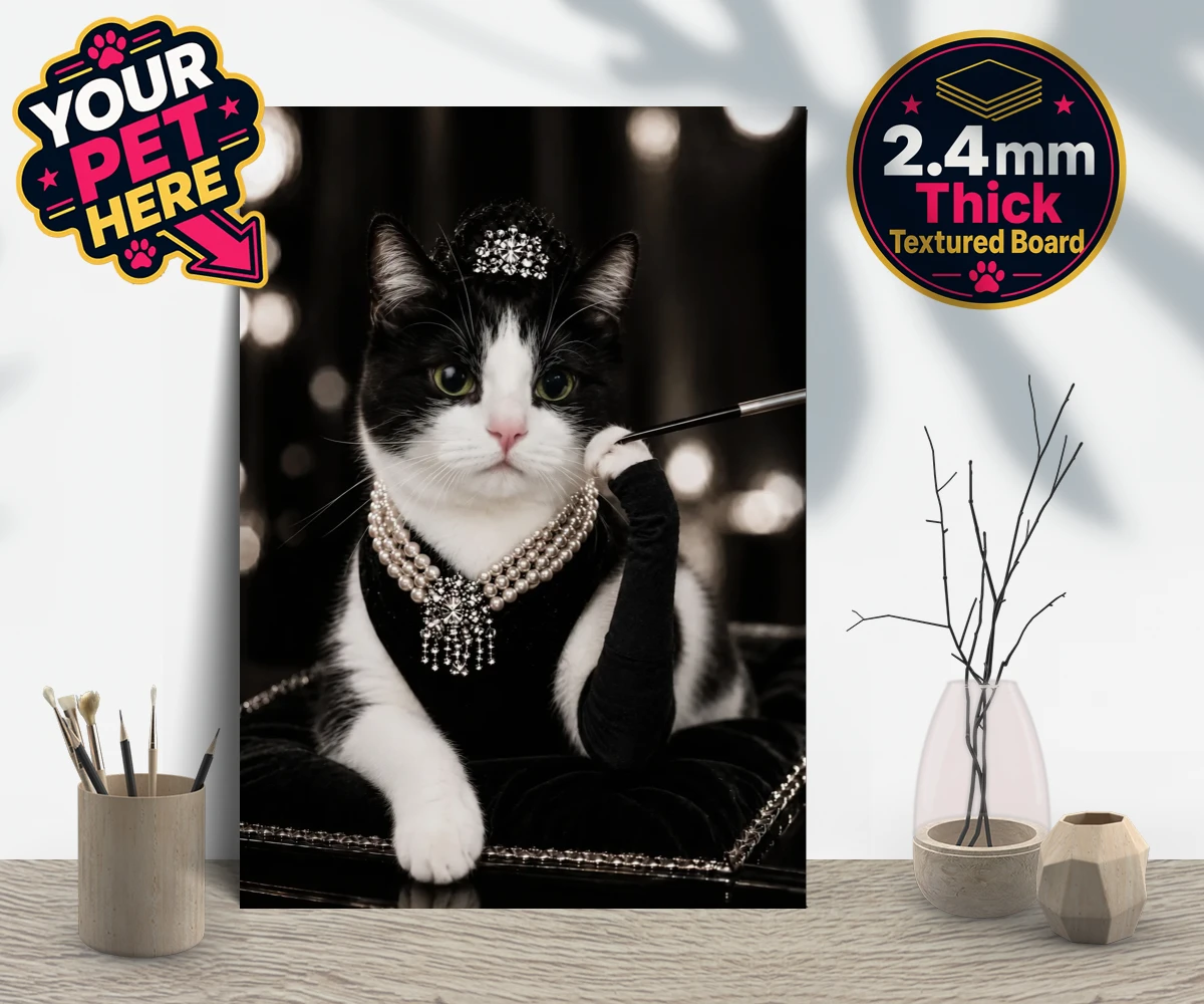 Personalised Breakfast at ... cat gallery boards featuring step into the glitzy world of Hollywood with our enchanting character
