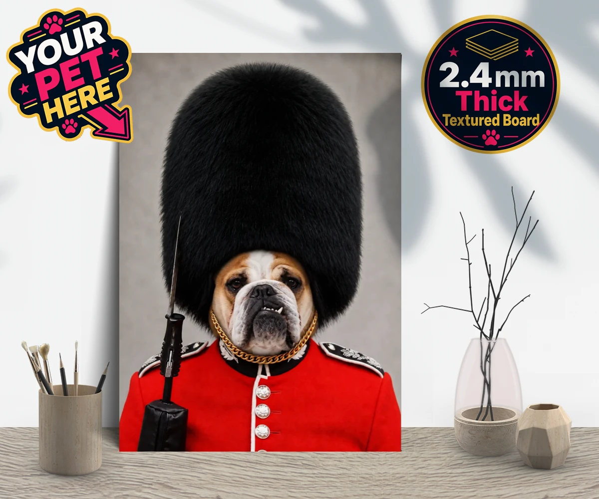 Personalised The Palace Paw Guard dog gallery boards featuring step into a world of royal charm with The Palace Paw Guard, an enchant