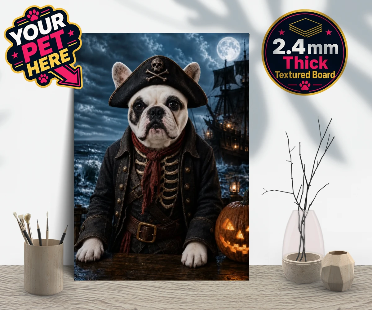 Personalised Pirate of the Phantom Seas dog gallery boards featuring set sail into a world of adventure with the enchanting Pirate of the P