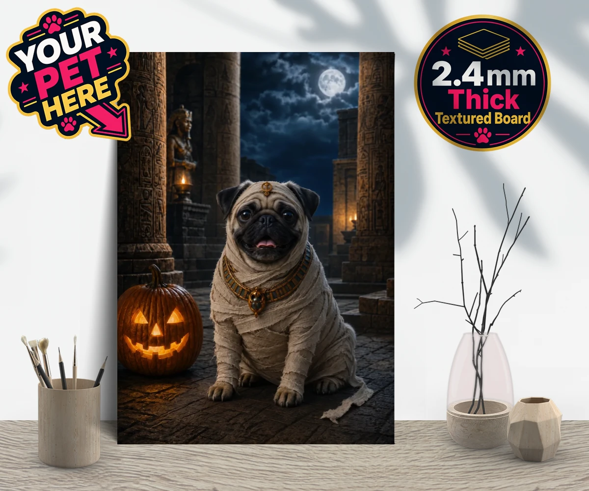 Personalised Mummy Paw dog gallery boards featuring a delightful addition to our seasonal collection, capturing the charm